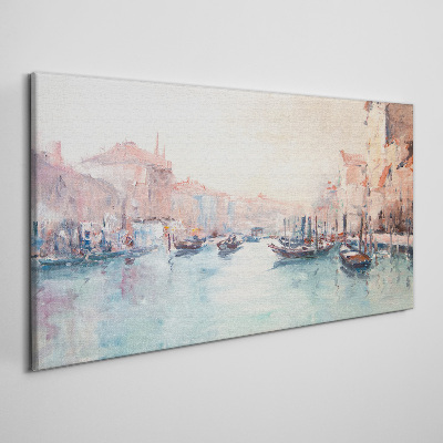 Canvas schilderij Venetiaanse ochtenden