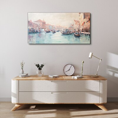 Canvas schilderij Venetiaanse ochtenden