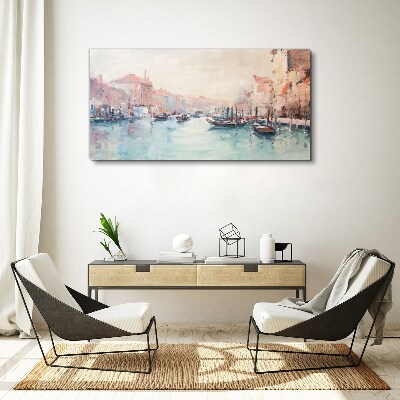 Canvas schilderij Venetiaanse ochtenden