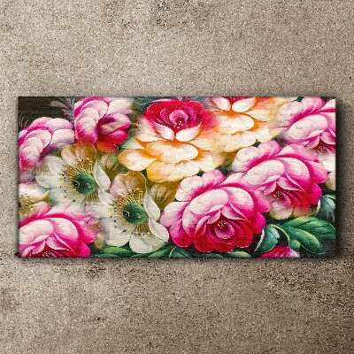 Foto op canvas Bloeiende bloem