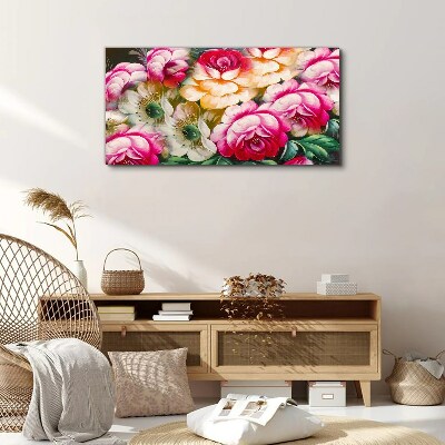 Foto op canvas Bloeiende bloem