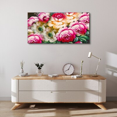 Foto op canvas Bloeiende bloem