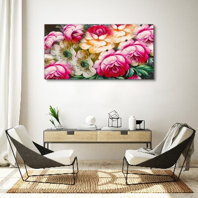 Foto op canvas Bloeiende bloem