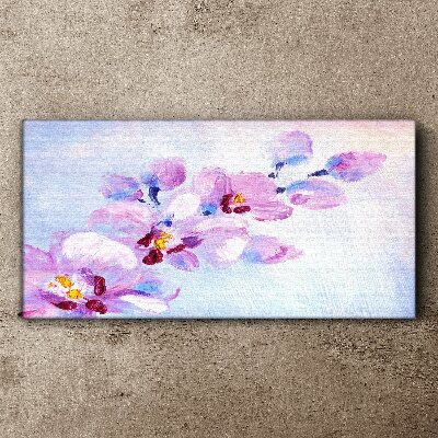 Canvas schilderij Een bloemendroom in pasteltinten