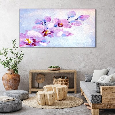 Canvas schilderij Een bloemendroom in pasteltinten