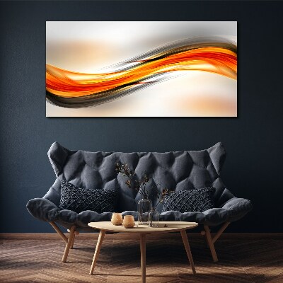 Schilderij op doek Dynamische kleurgolven