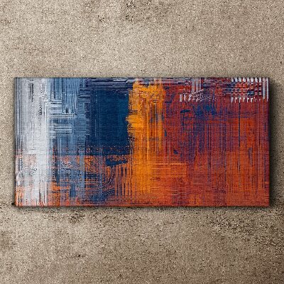 Canvas schilderij Dynamische tinten van abstractie