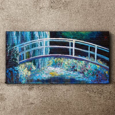 Foto op canvas Brug op het water