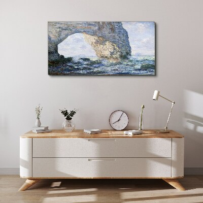 Schilderij op doek De Manneporte Monet