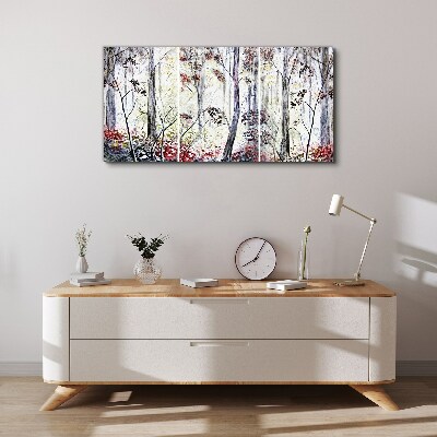 Canvas schilderij Bosmist