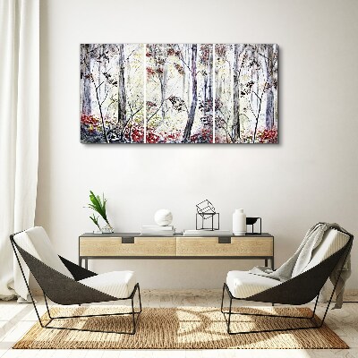 Canvas schilderij Bosmist