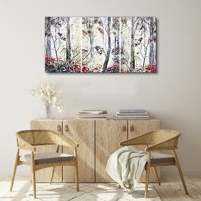 Canvas schilderij Bosmist