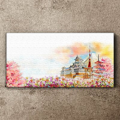 Foto op canvas Japans lentelandschap