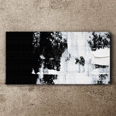 Schilderij op doek Zwart-wit contrast