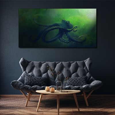 Schilderij op doek De mysterieuze wereld van de octopus