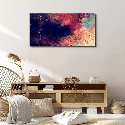Foto op canvas Abstract landschap van kleuren