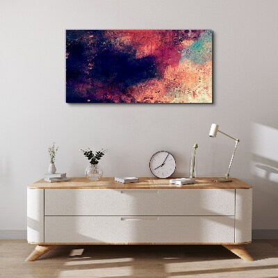 Foto op canvas Abstract landschap van kleuren