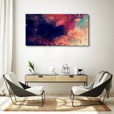 Foto op canvas Abstract landschap van kleuren