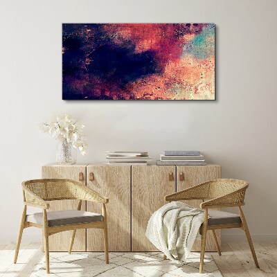 Foto op canvas Abstract landschap van kleuren