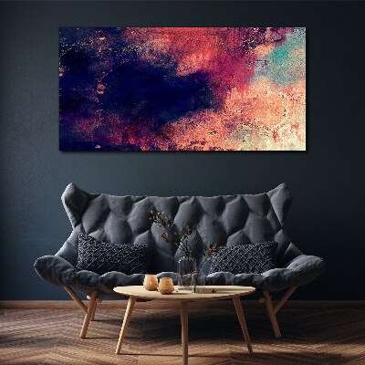 Foto op canvas Abstract landschap van kleuren