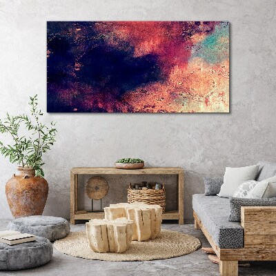 Foto op canvas Abstract landschap van kleuren