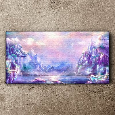 Foto op canvas Magisch berglandschap