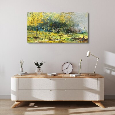 Foto op canvas Gouden herfst in het park