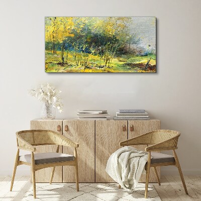 Foto op canvas Gouden herfst in het park