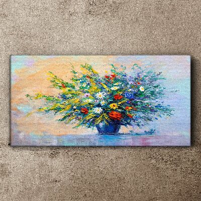 Foto op canvas Lenteboeket bloemen