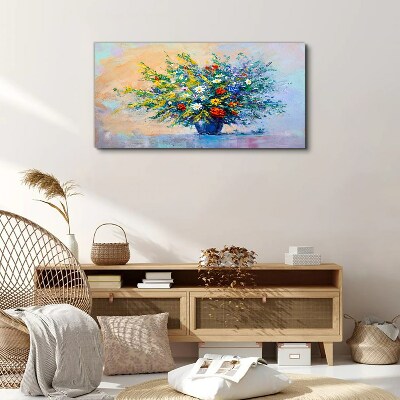 Foto op canvas Lenteboeket bloemen