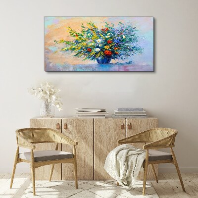 Foto op canvas Lenteboeket bloemen