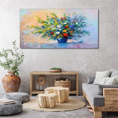 Foto op canvas Lenteboeket bloemen