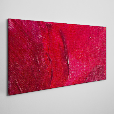 Schilderij op doek Intens Abstract Rood