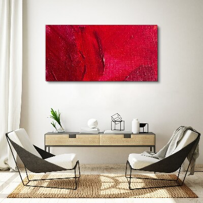 Schilderij op doek Intens Abstract Rood