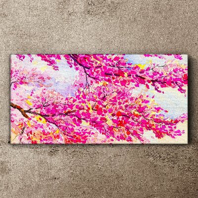 Foto op canvas Bloemenexplosies in roze
