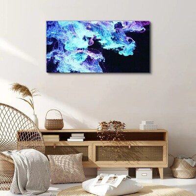 Foto op canvas Golven van kleurrijke energie