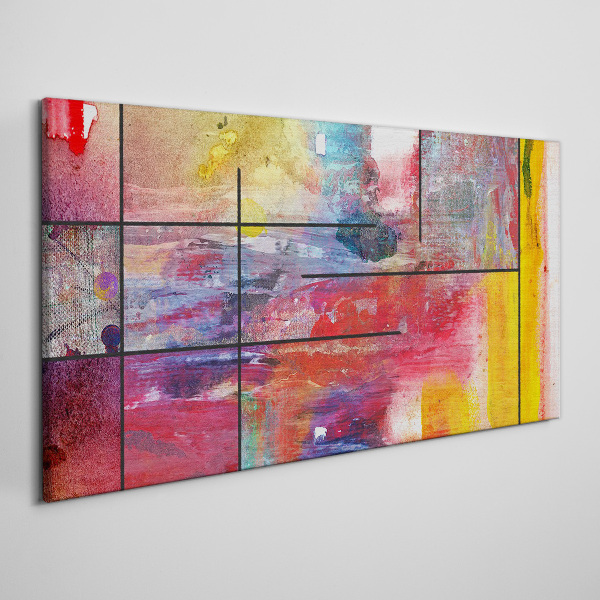 Schilderij op doek Kleuren in beweging