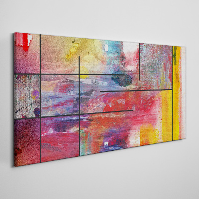 Schilderij op doek Kleuren in beweging