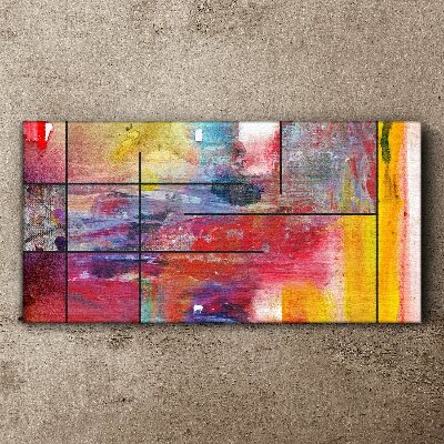 Schilderij op doek Kleuren in beweging