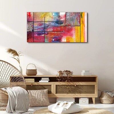 Schilderij op doek Kleuren in beweging