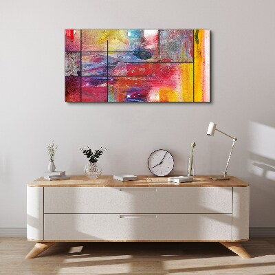 Schilderij op doek Kleuren in beweging