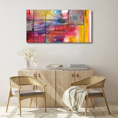 Schilderij op doek Kleuren in beweging