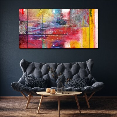 Schilderij op doek Kleuren in beweging