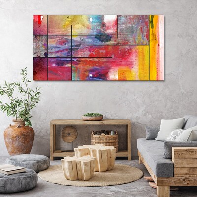 Schilderij op doek Kleuren in beweging