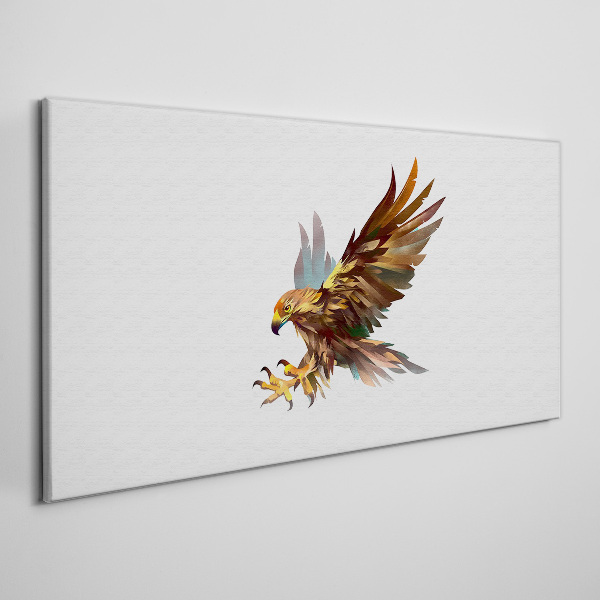 Foto op canvas Gouden valk in vlucht