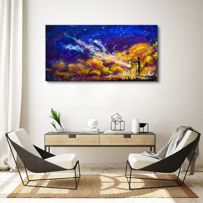 Foto op canvas Een kosmische visie op creativiteit