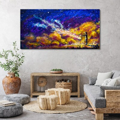Foto op canvas Een kosmische visie op creativiteit
