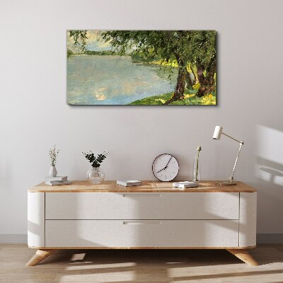 Foto op canvas Vrede aan de rivier