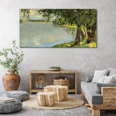 Foto op canvas Vrede aan de rivier