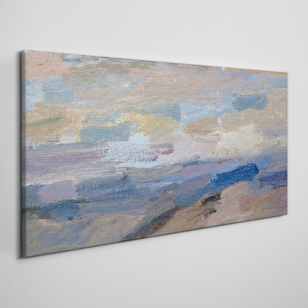 Schilderij op doek Vreedzame lucht boven de zee